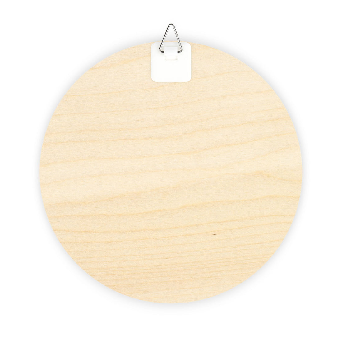 Soft Aura Interiors Round Wood Sign – Decorative Logo Wall Plaque