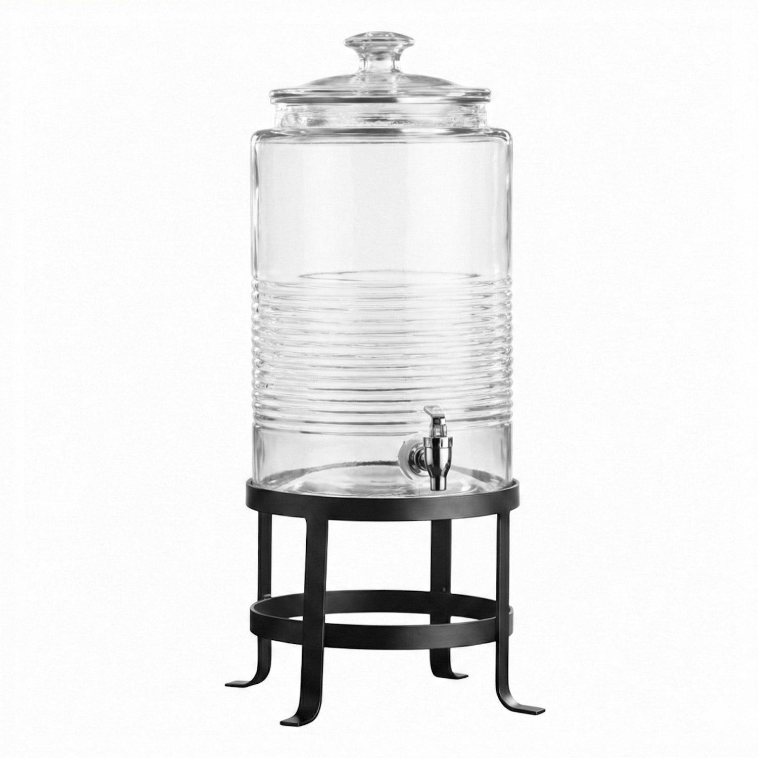 Breton Glass Beverage Dispenser 1.9 Gal