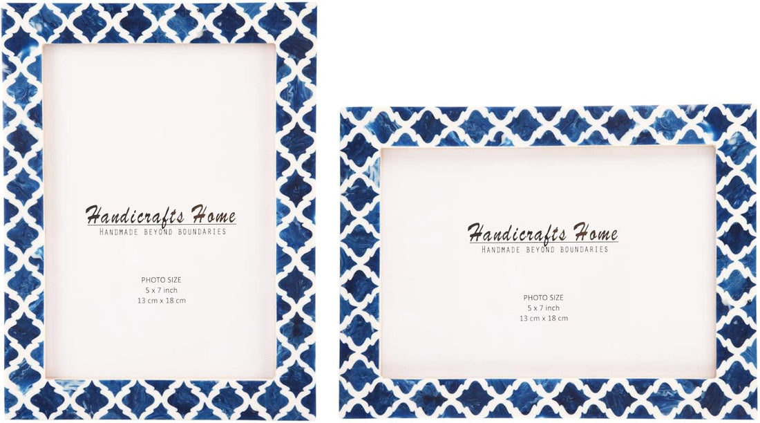 Picture Frame Casablanca Medianoche Collection Resin Inlay Pack of 2 – 3 Sizes