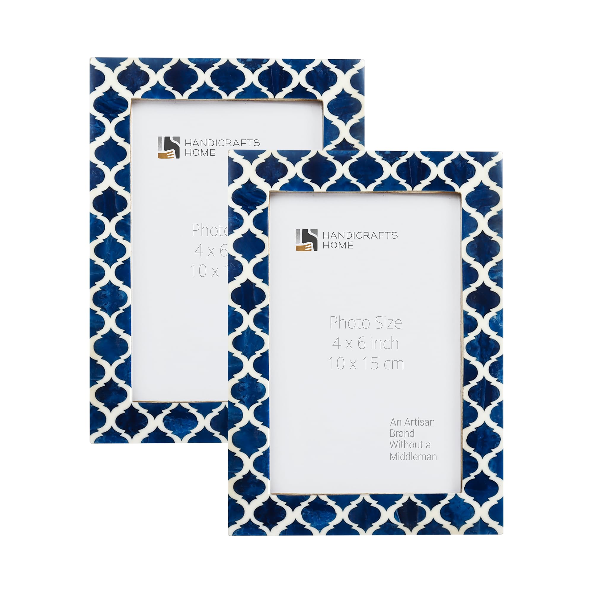 Picture Frame Casablanca Medianoche Collection Resin Inlay Pack of 2 – 3 Sizes