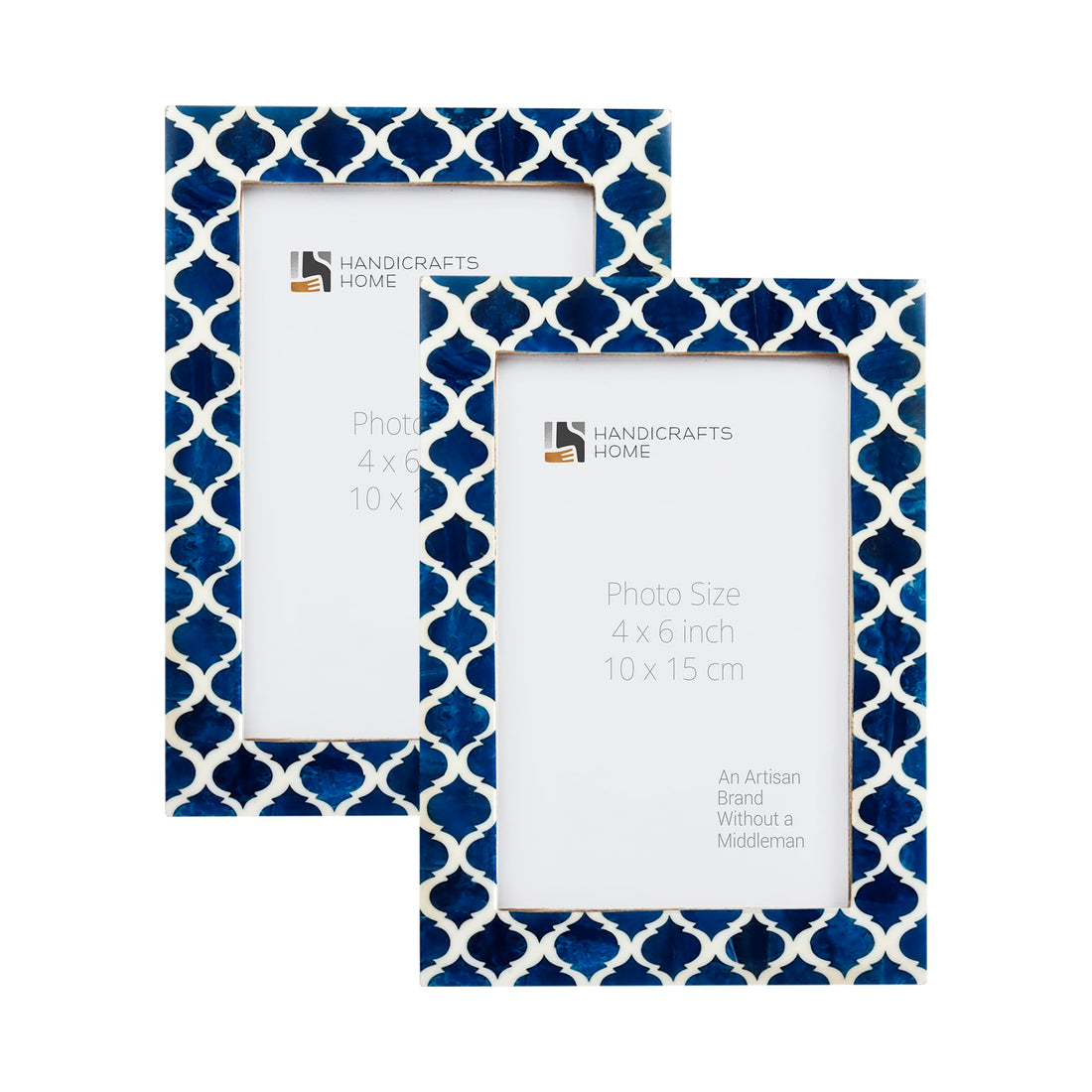 Picture Frame Casablanca Medianoche Collection Resin Inlay Pack of 2 – 3 Sizes