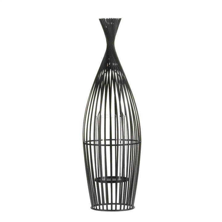 LARGE WIRE VASE CANDLEHOLDER