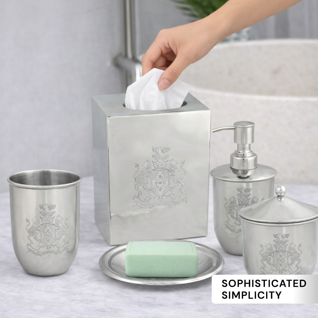 The Durkee Collection - Elegant Modern Bathroom Décor Accessories Set of 5