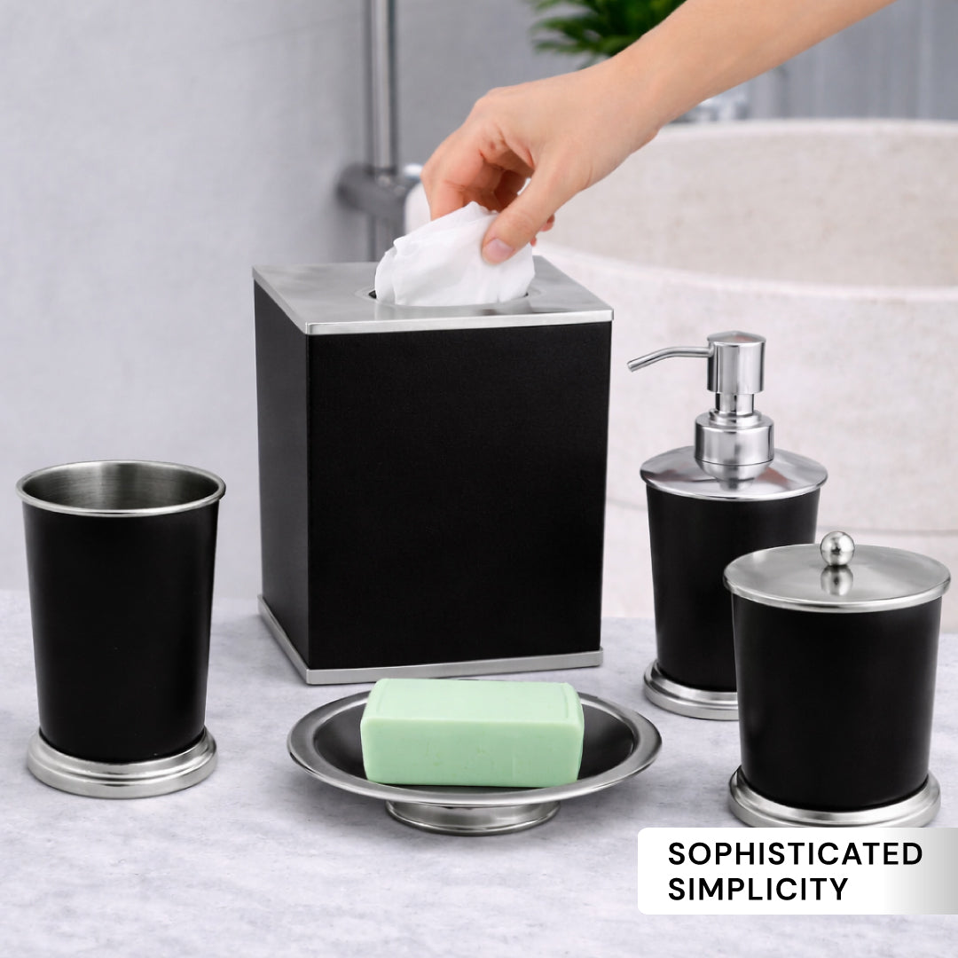 The Maebrie Collection - Elegant Modern Bathroom Décor Accessories Set of 5