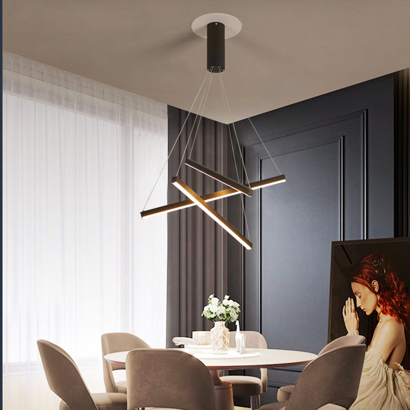 Modern Luxury Small Apartment Chandelier Simple Atmosphere Ceiling Light