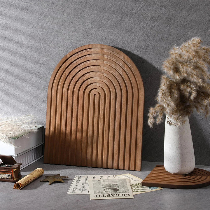 Wooden Wave Arch Cutting Board Boho Decorative Kitchen Home Decor