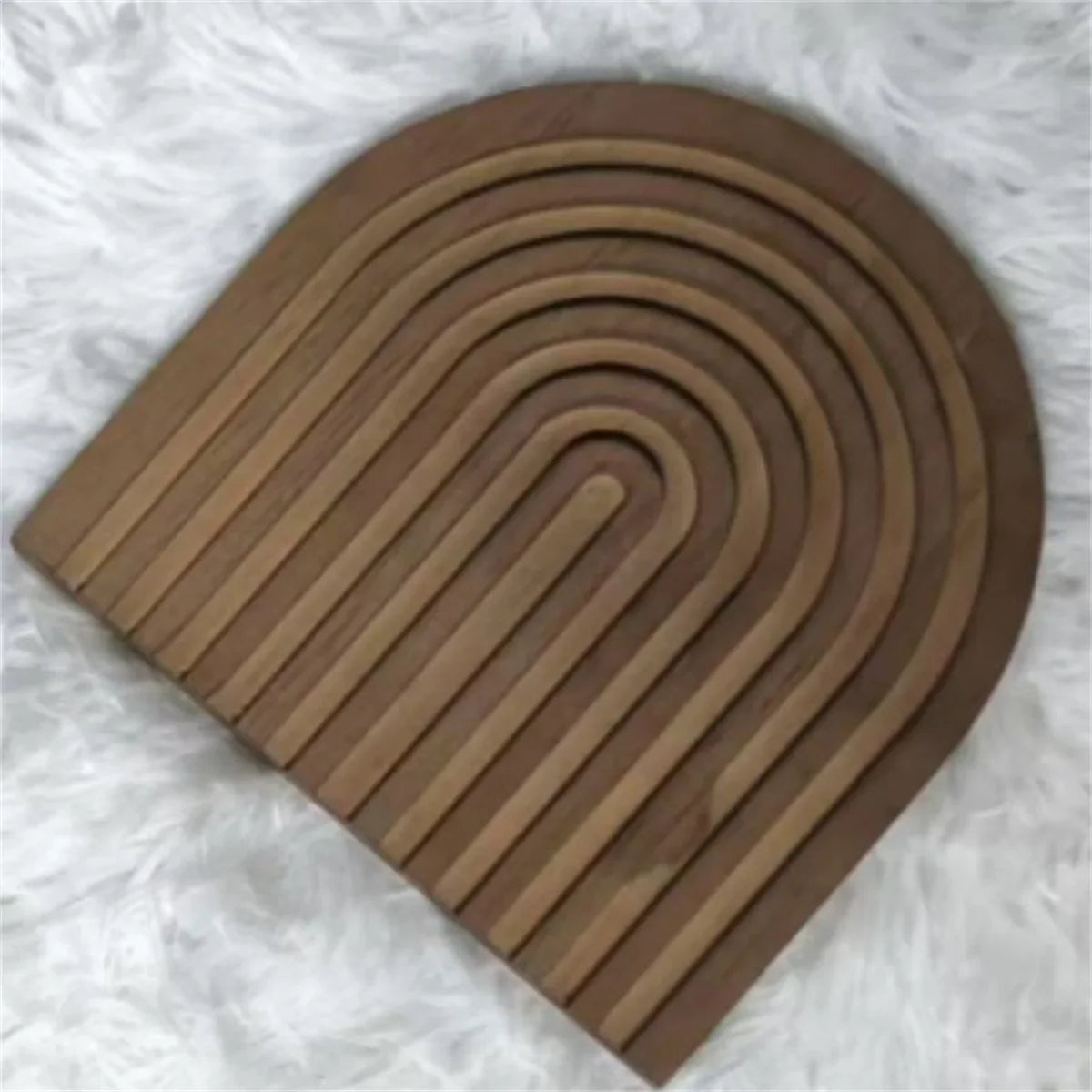 Wooden Wave Arch Cutting Board Boho Decorative Kitchen Home Decor