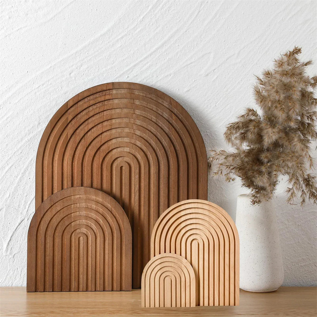 Wooden Wave Arch Cutting Board Boho Decorative Kitchen Home Decor