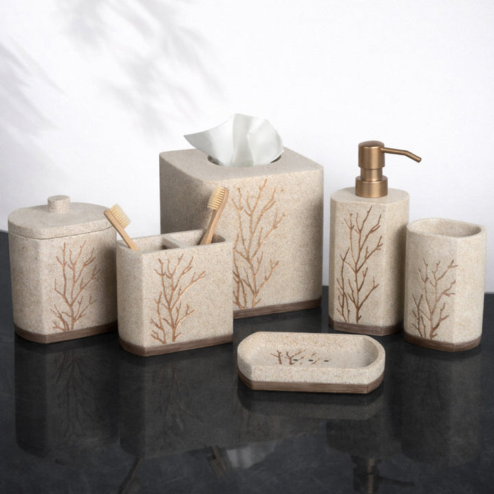 The Kent Essence Collection – Elegant Modern Bathroom Décor Accessories Set of 6