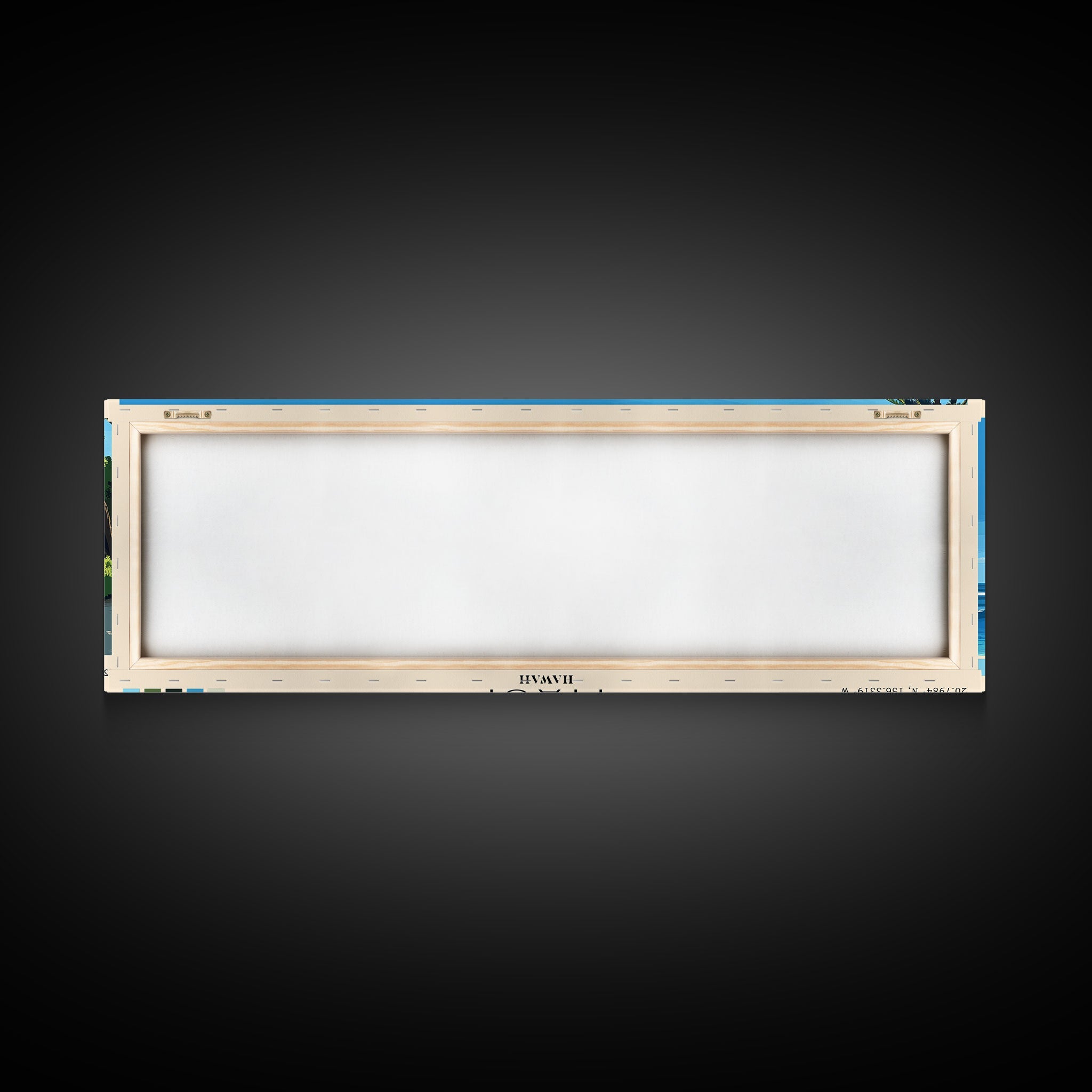 Maui, Hawaii Panoramic Print, Vacation Gift, Hawaii Wall Art, Beach Painting, Beach Decor, Beach Or Lakehouse Art