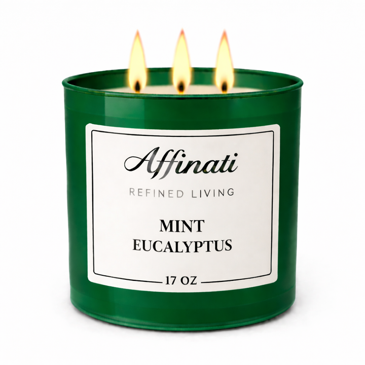 3-Wick Mint Eucalyptus Candle