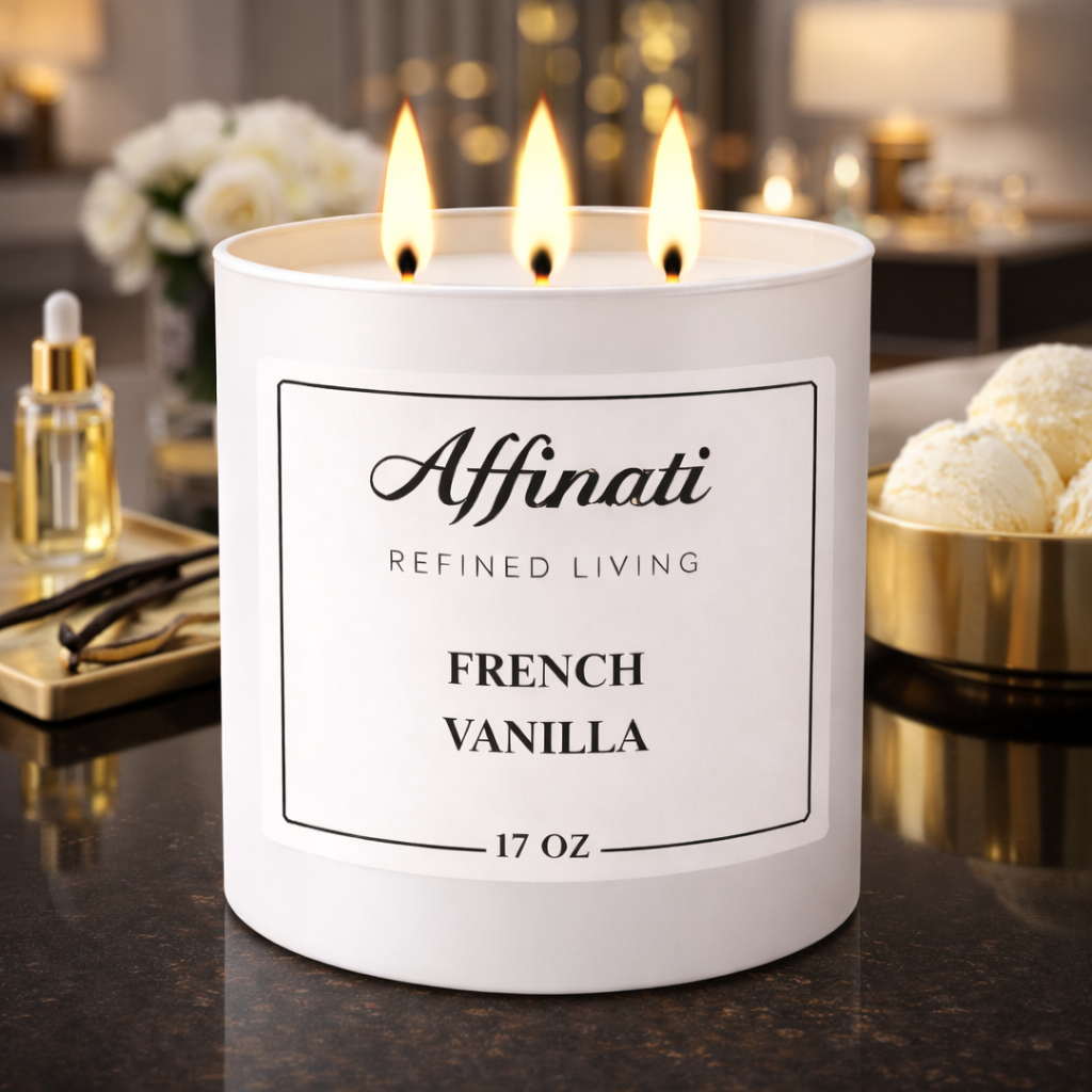 3-Wick French Vanilla Candle