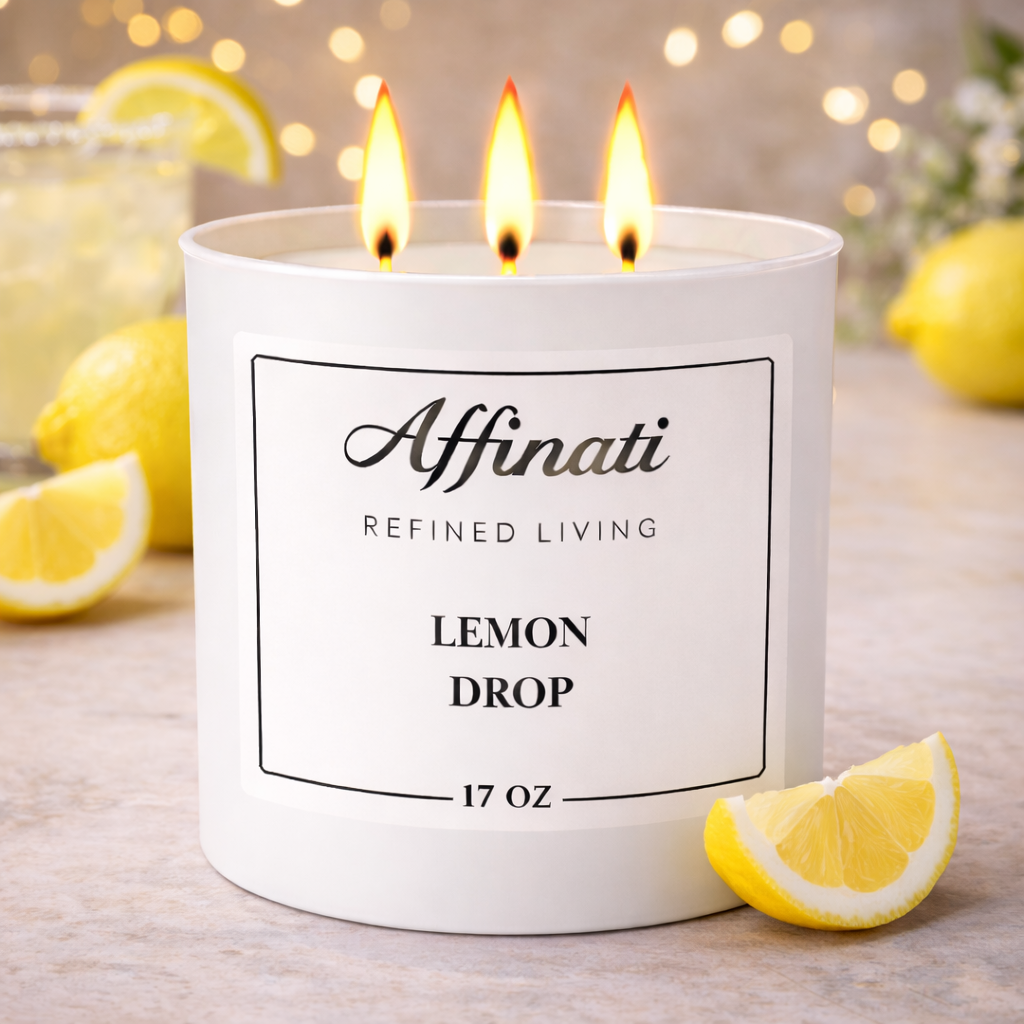 3-Wick Lemon Drop Candle