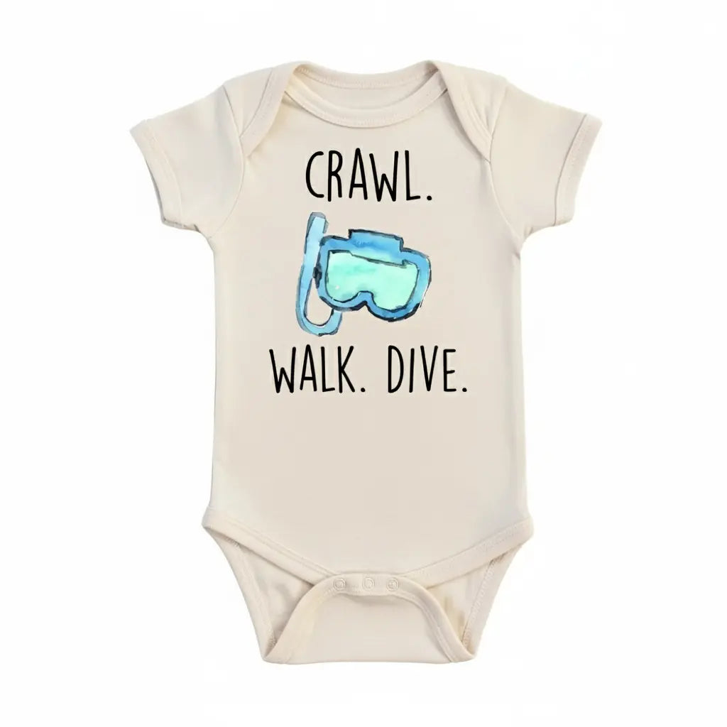 Diving Newborn Baby Onesie® Bodysuit GS1