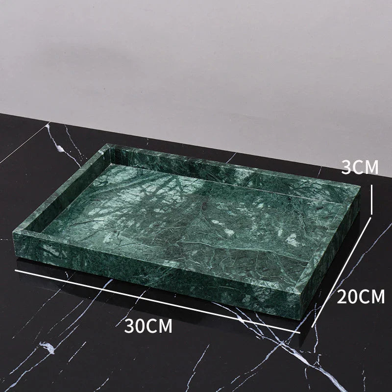 DecorBites™ Green Marble Bathroom Set: Dispenser, Dish, Holder, Tissue Box & Accessories
