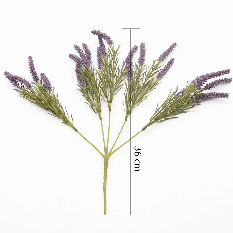 DecorBites™ Artificial Lavender Plants: Home Decor, Wedding DIY, Photo Props, Indoor Furnishings