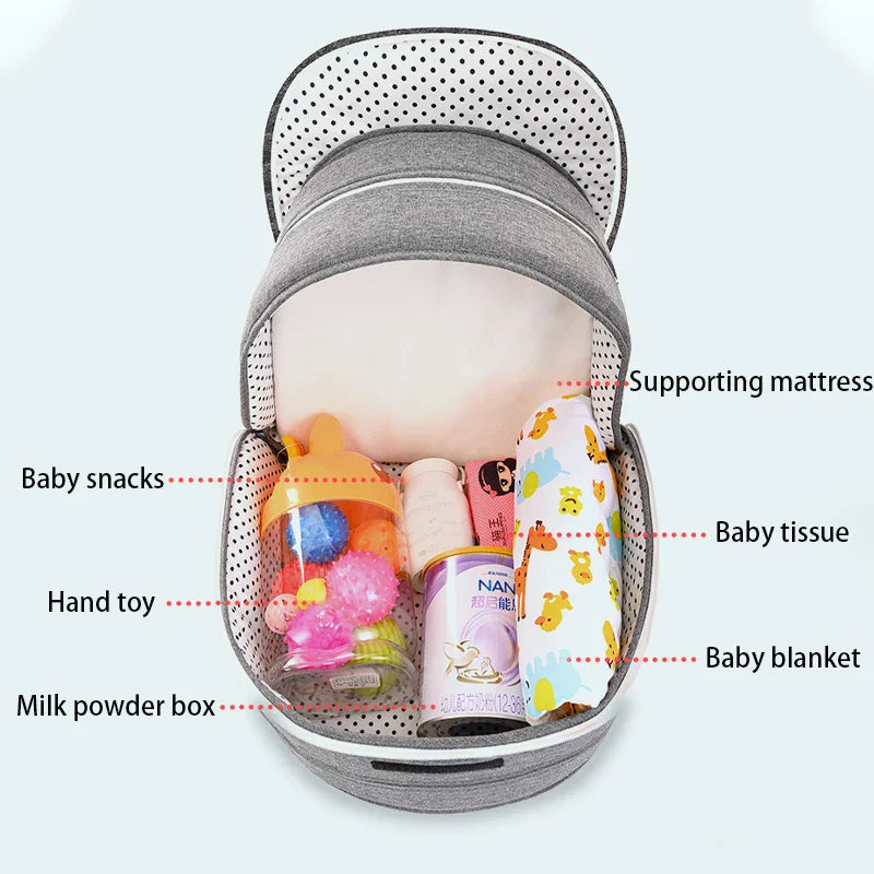 Baby Crib Multifunction Folding Travel Cot With Mosquito Net