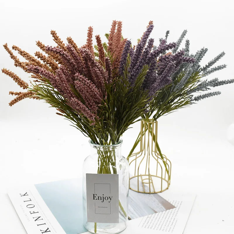 DecorBites™ Artificial Lavender Plants: Home Decor, Wedding DIY, Photo Props, Indoor Furnishings
