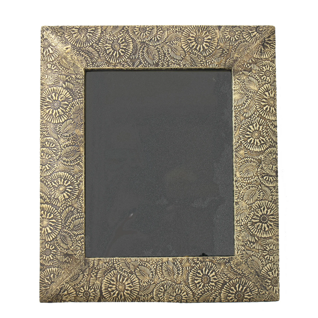 3 Piece Brass Clad Wood Picture Frame Set
