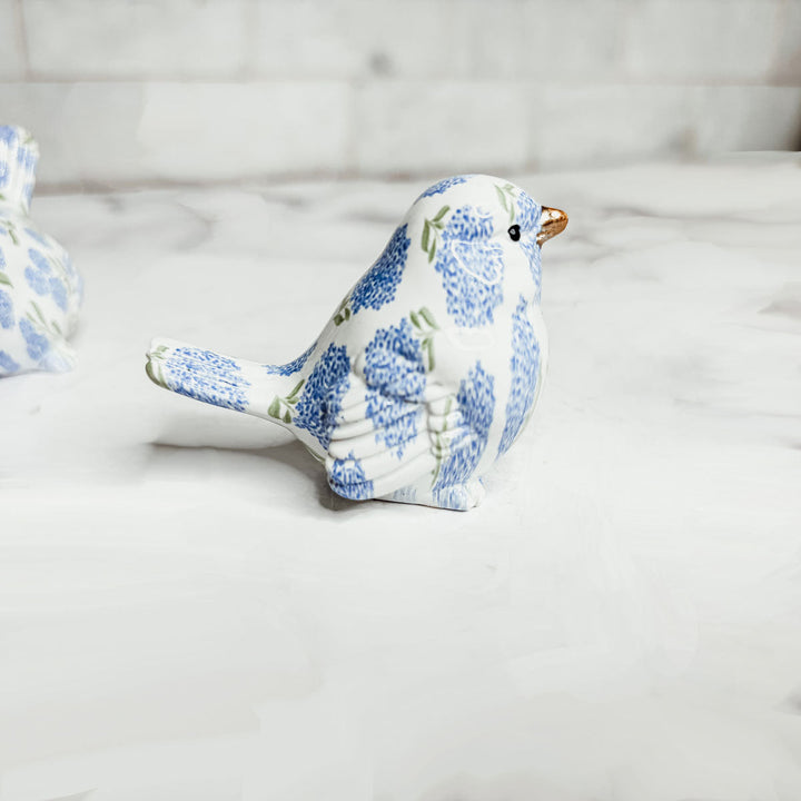 Blue Hydrangea Birds