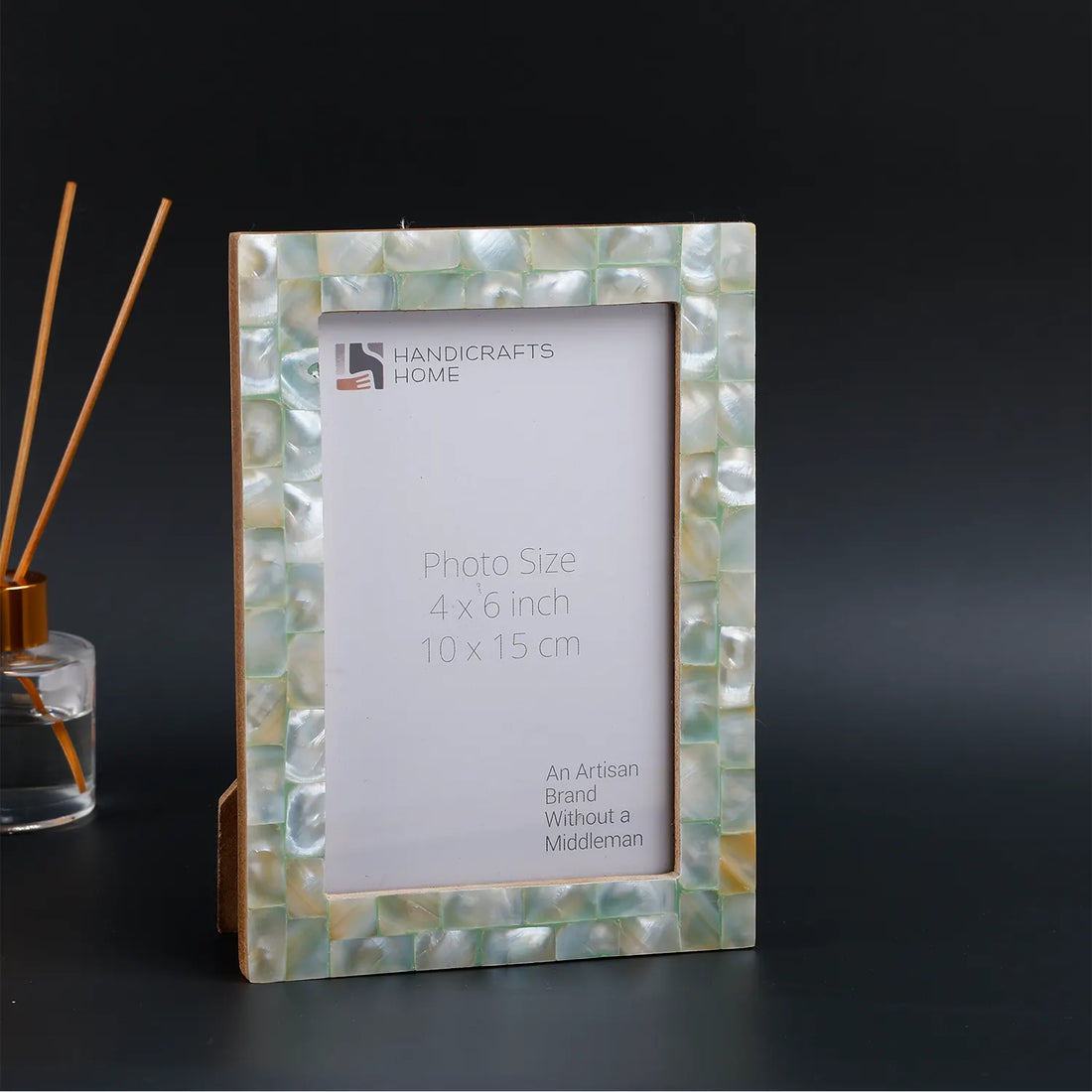 Picture Frame Mother of Pearl Collection Green 3 Sizes