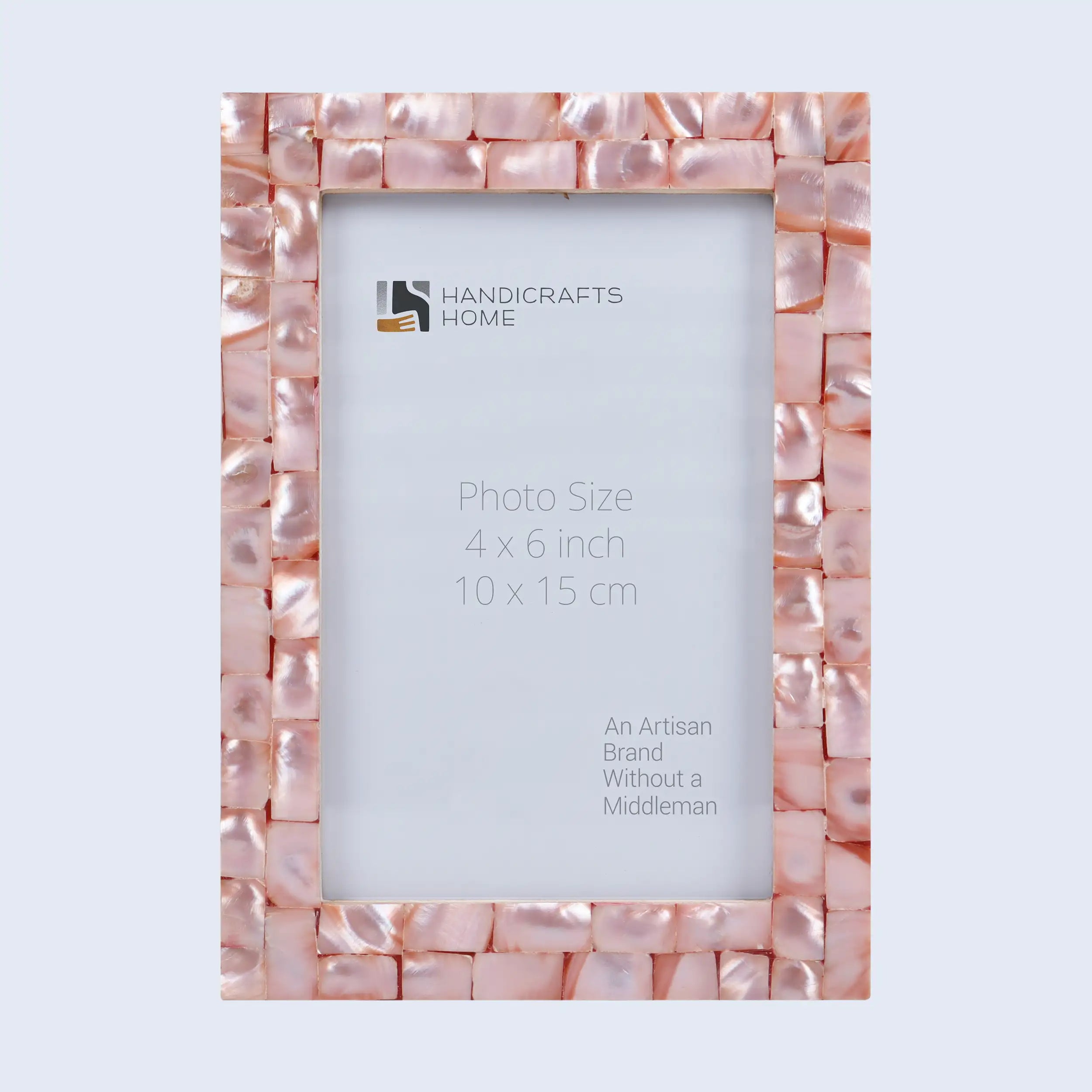 Picture Frame Mother of Pearl Collection Pink - 3 Sizes
