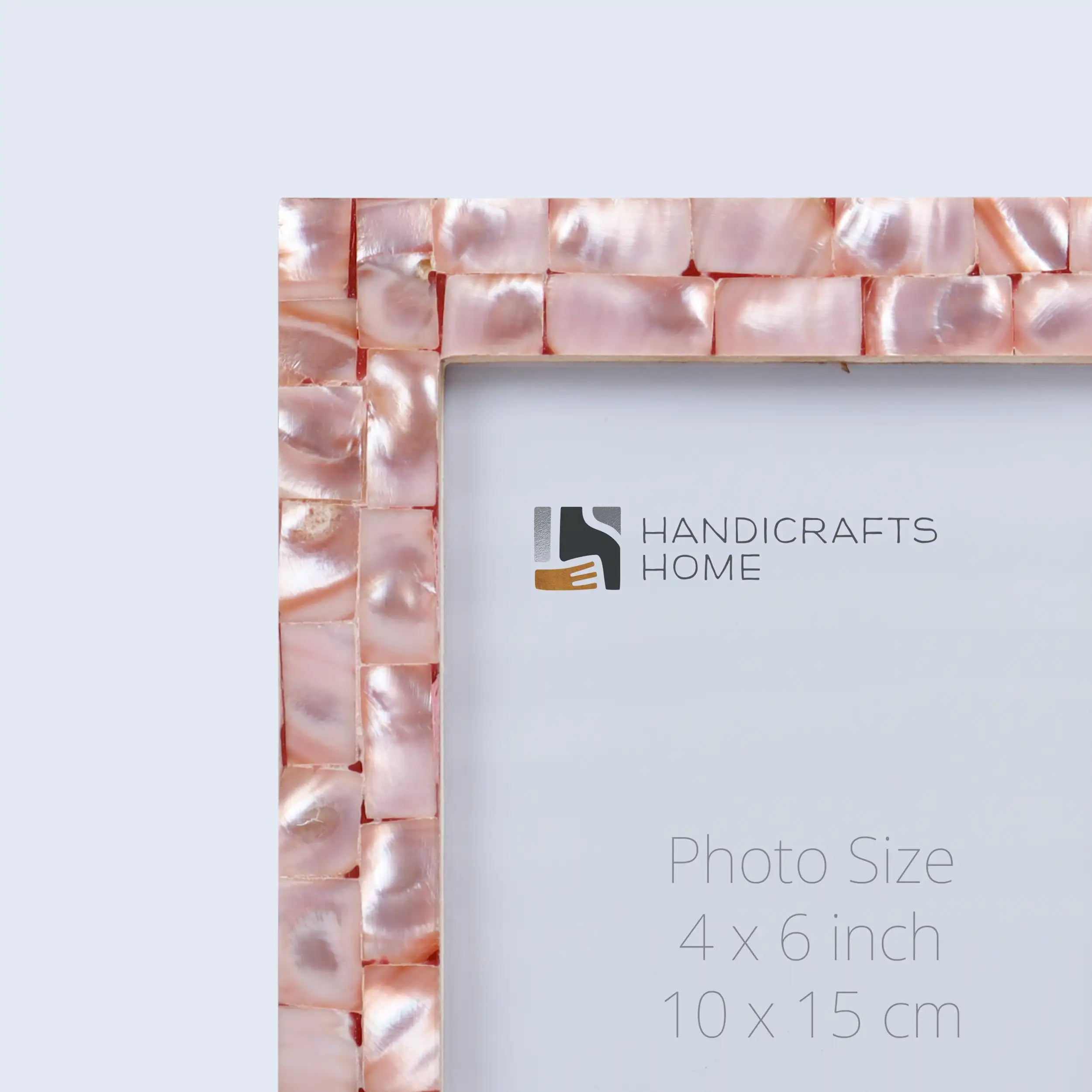 Picture Frame Mother of Pearl Collection Pink - 3 Sizes