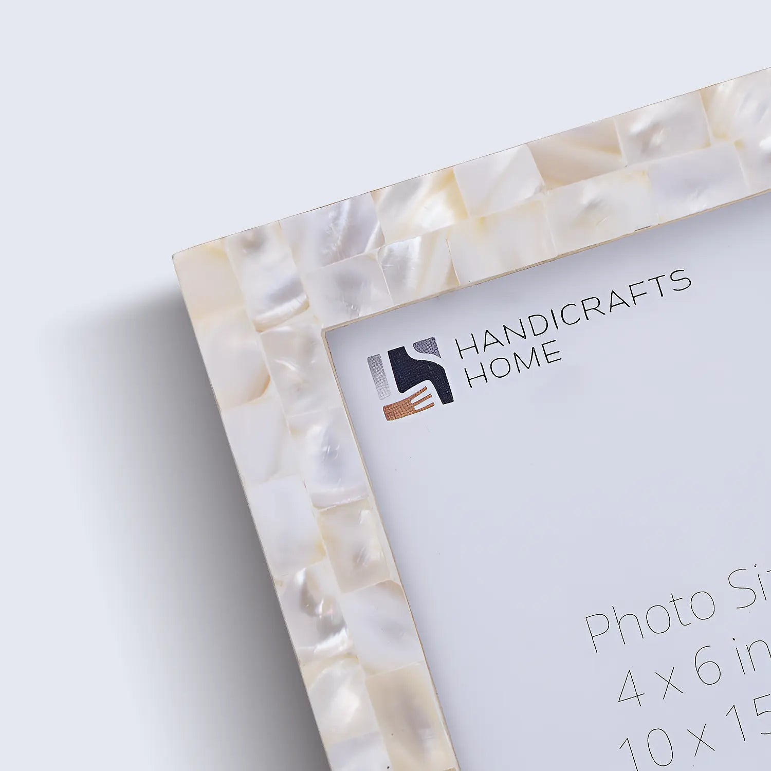 Picture Frame Mother of Pearl Collection Mother of Pearl White 3 Sizes