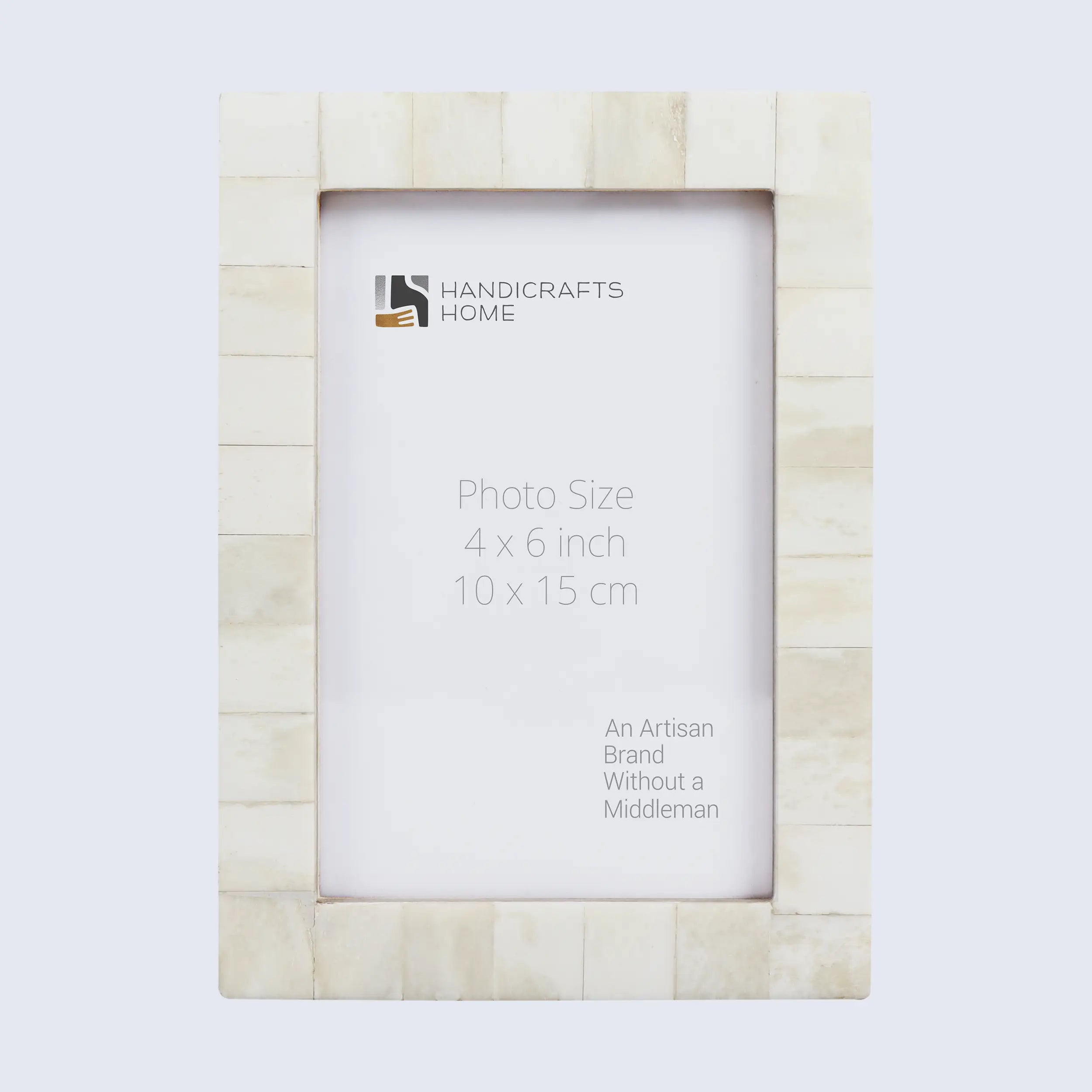 Picture Frame Classic Pattern Collection Bone Inlay White – 3 Sizes
