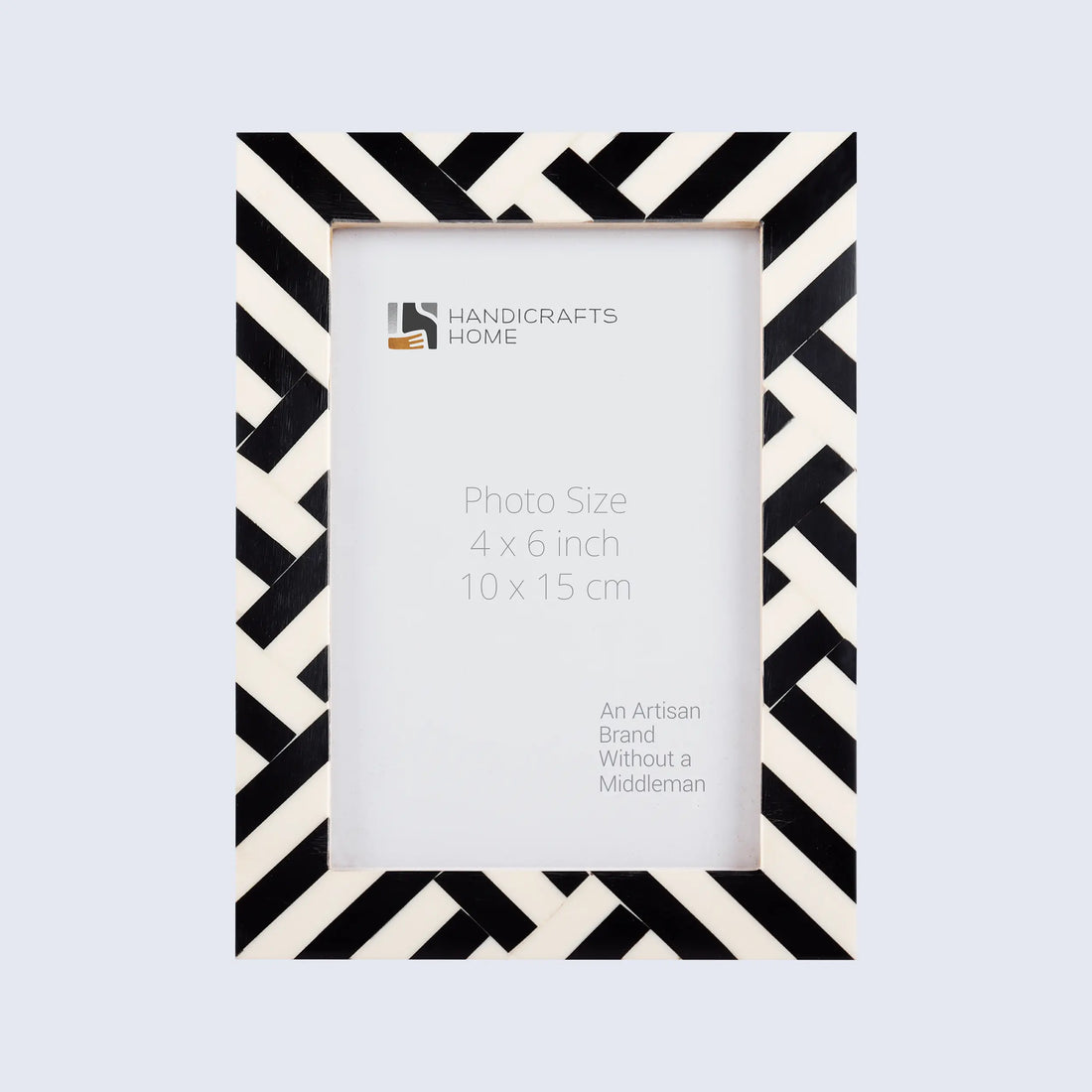 Picture Frame Avant Coco Collection Resin Inlay Black & White – 4x6, 5x7 & 8x10"