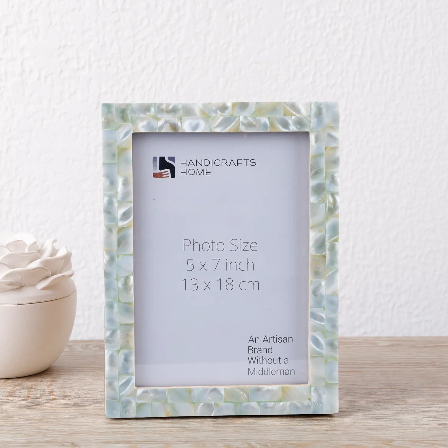 Picture Frame Mother of Pearl Collection Green 3 Sizes