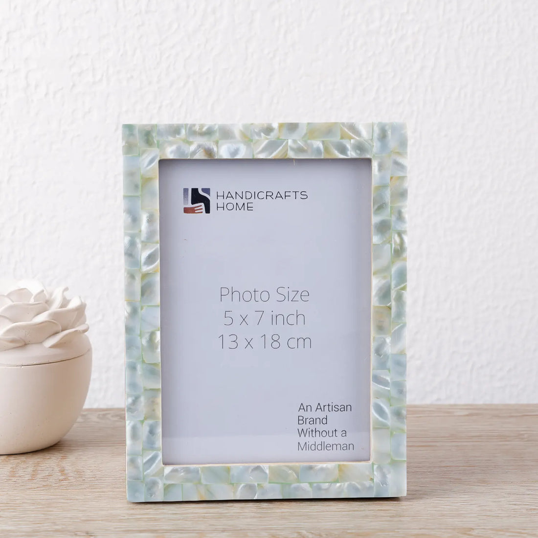 Picture Frame Mother of Pearl Collection Green 3 Sizes