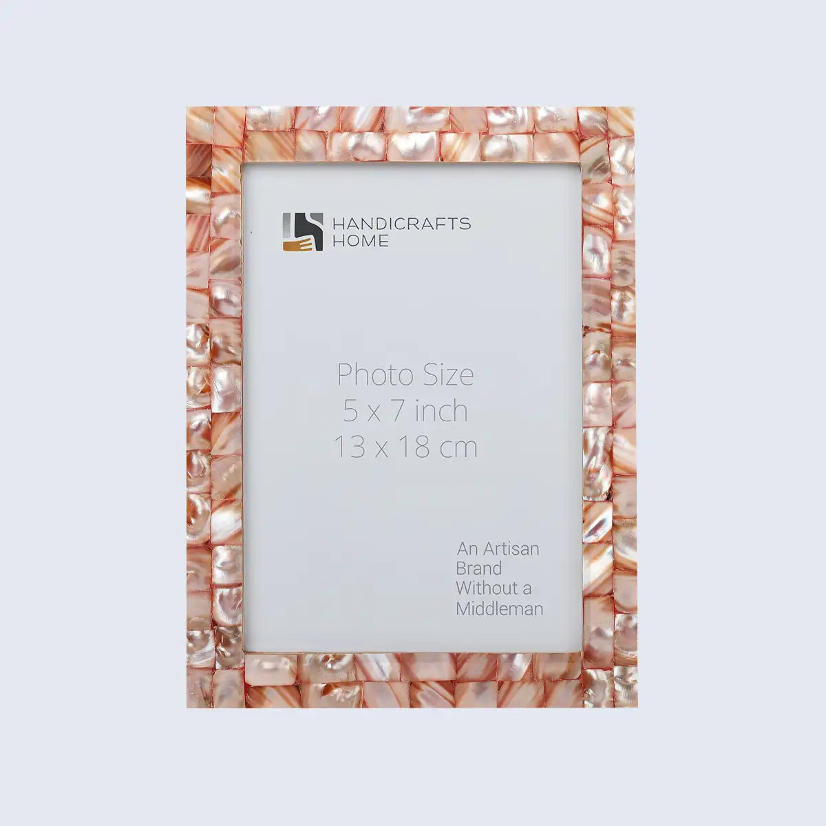 Picture Frame Mother of Pearl Collection Pink - 3 Sizes