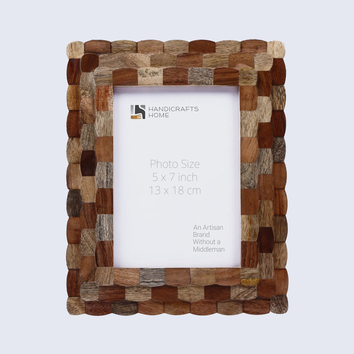 Picture Frame Artisan Hive Collection Wood Beige & Brown – 3 Sizes