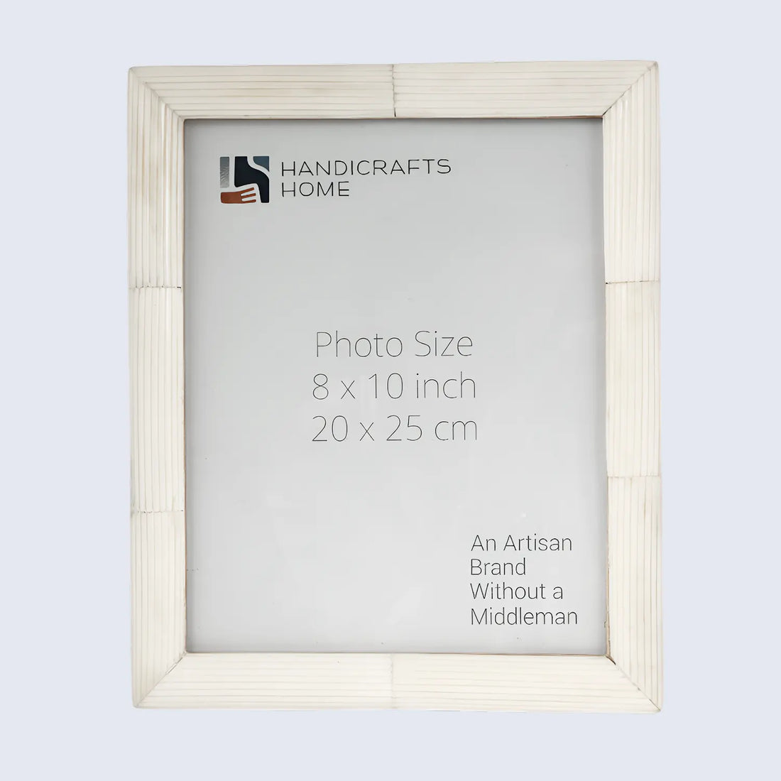 Picture Frame Hand-Carved Collection Bone Inlay White – 3 Sizes