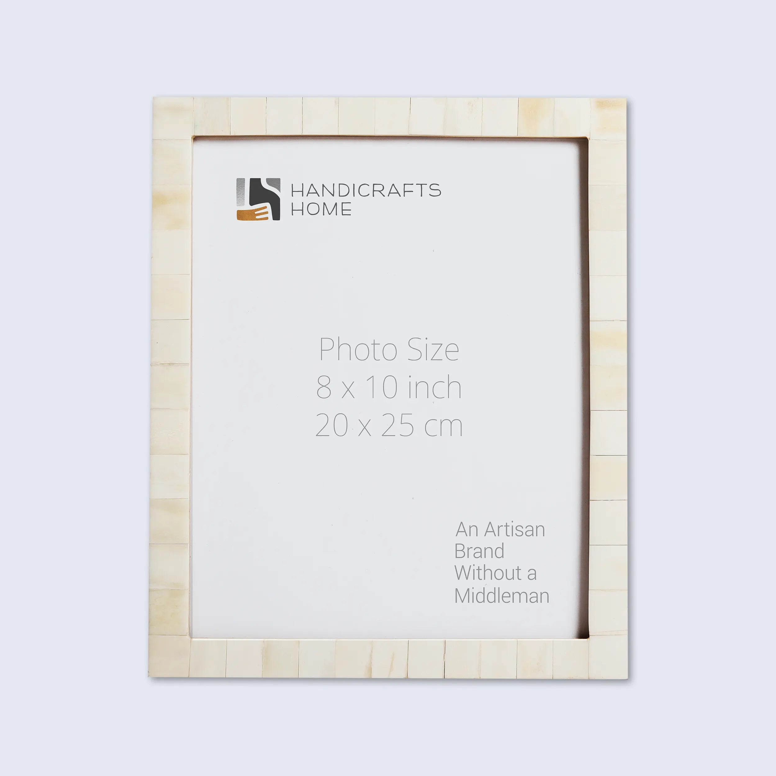 Picture Frame Classic Pattern Collection Bone Inlay White – 3 Sizes