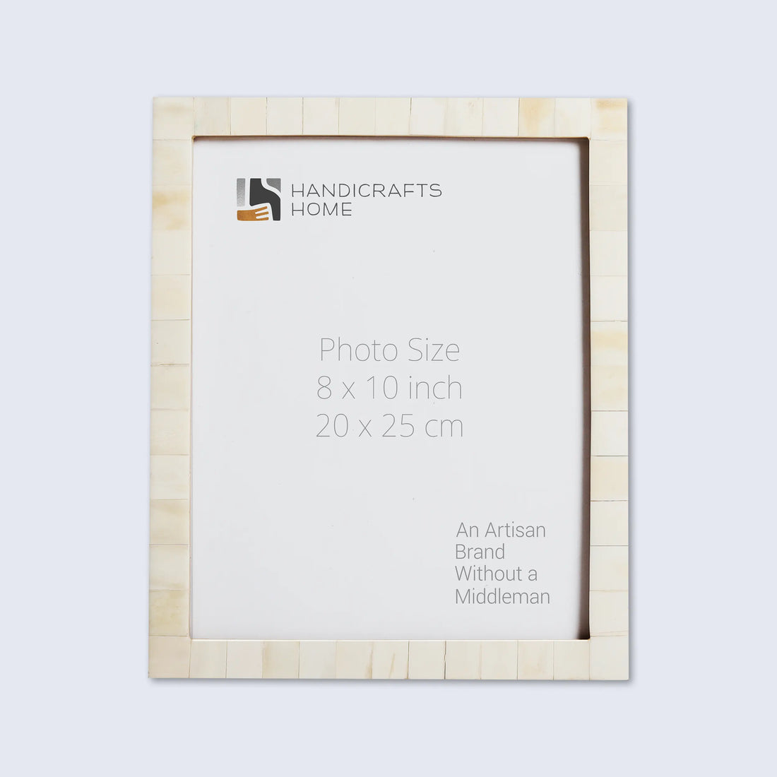 Picture Frame Classic Pattern Collection Bone Inlay White – 3 Sizes