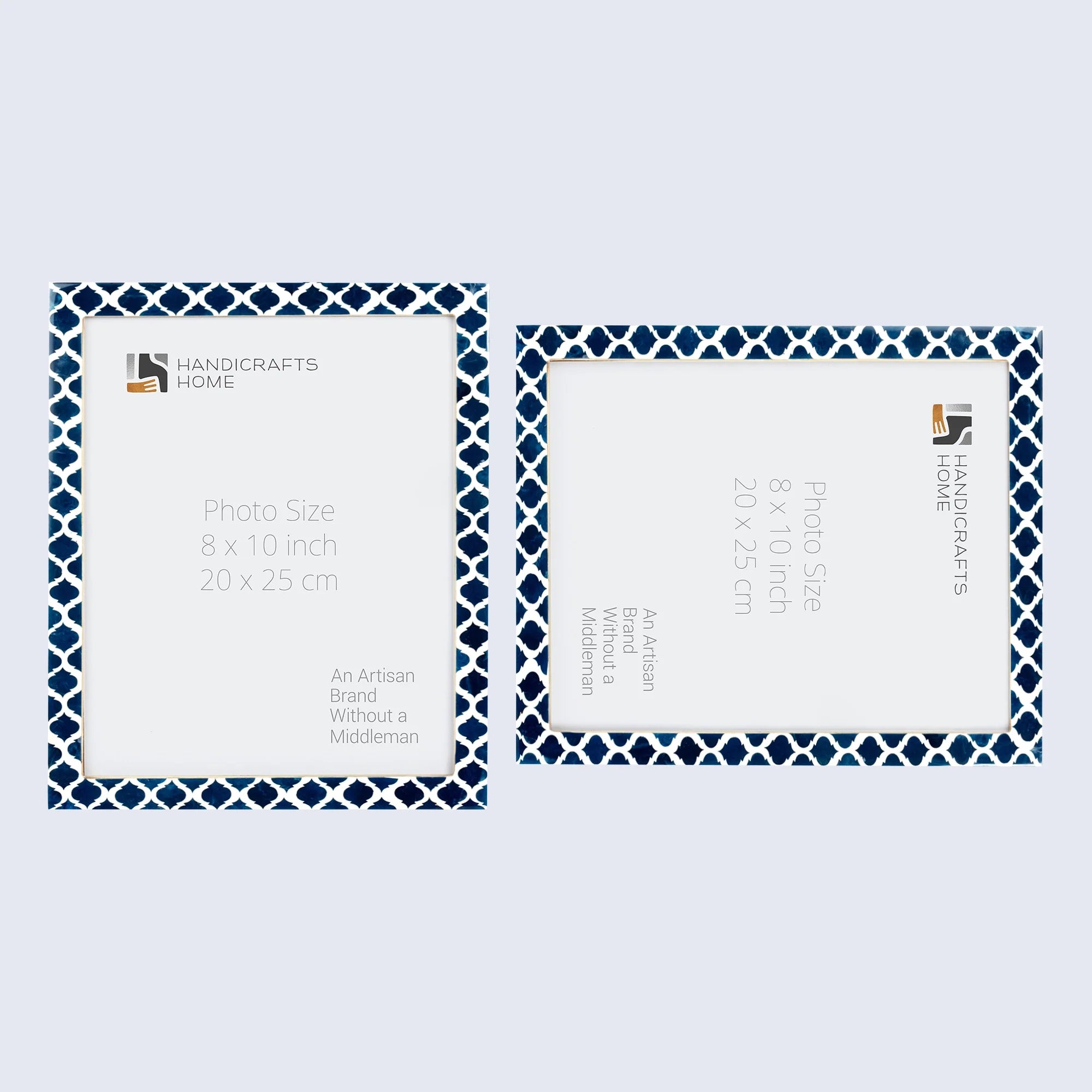 Picture Frame Casablanca Medianoche Collection Resin Inlay Pack of 2 – 3 Sizes