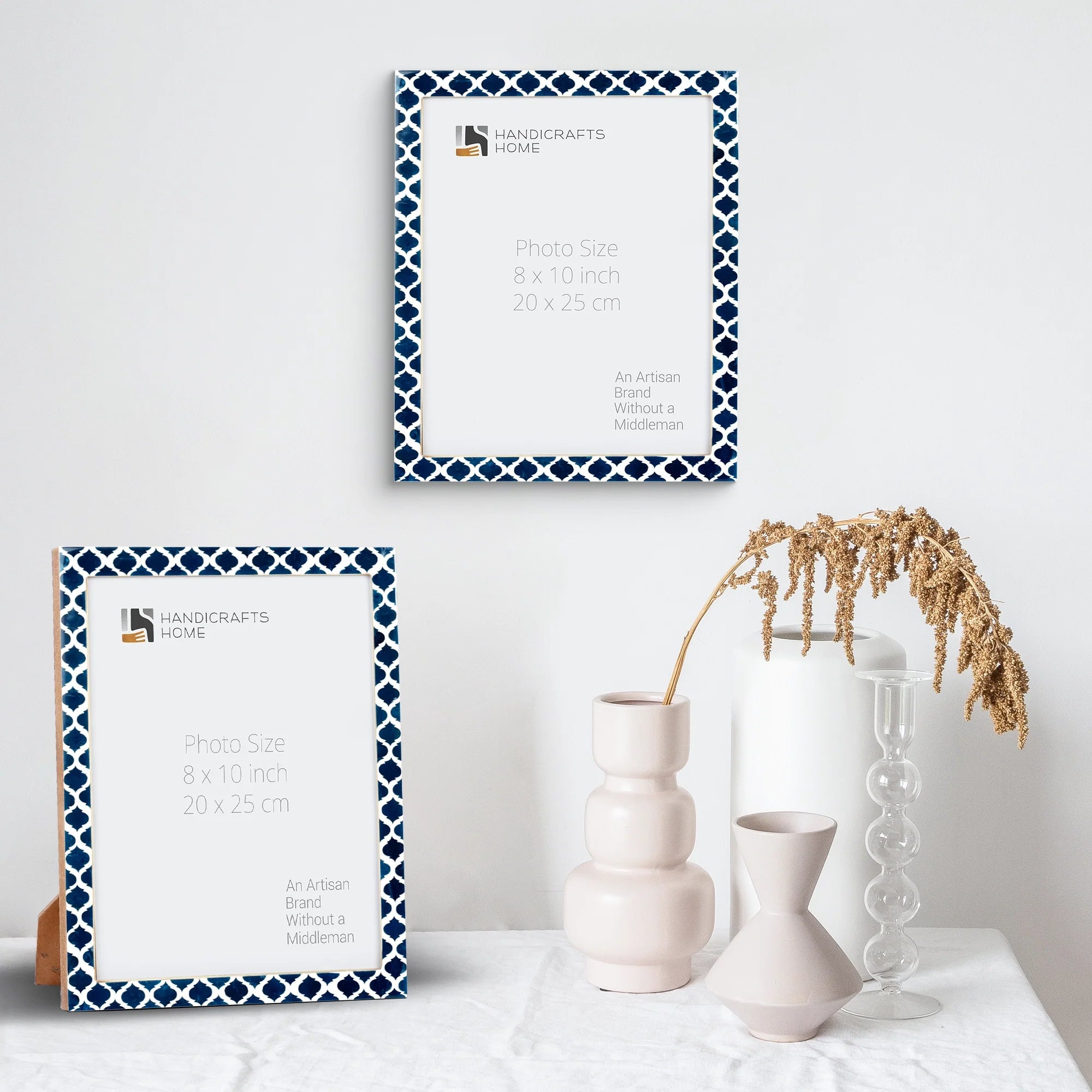 Picture Frame Casablanca Medianoche Collection Resin Inlay Pack of 2 – 3 Sizes
