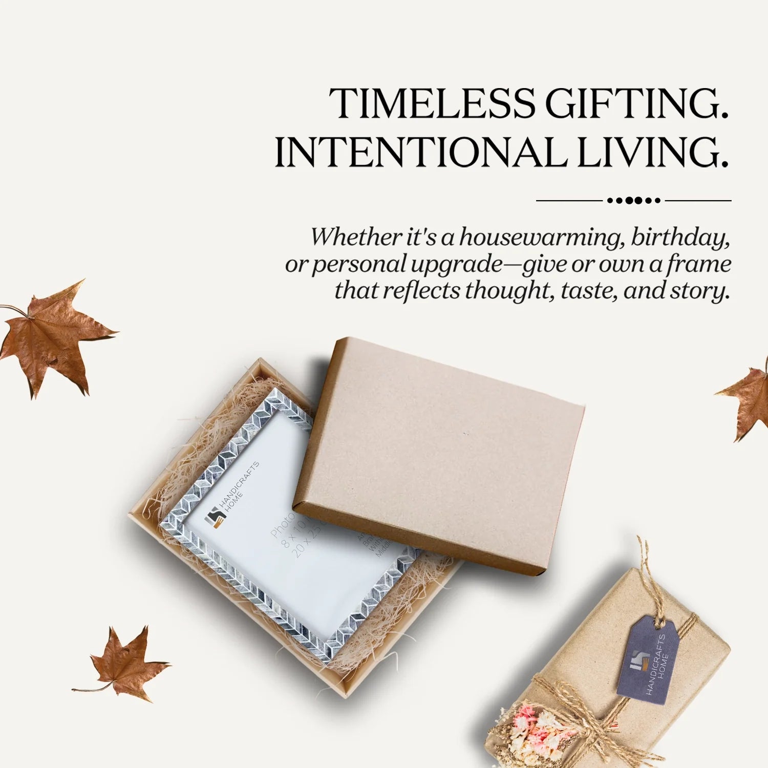 Picture Frame Arctic Smoke Pattern Collection Bone & Resin Inlay Grey & White – 4x6, 5x7 & 8x10