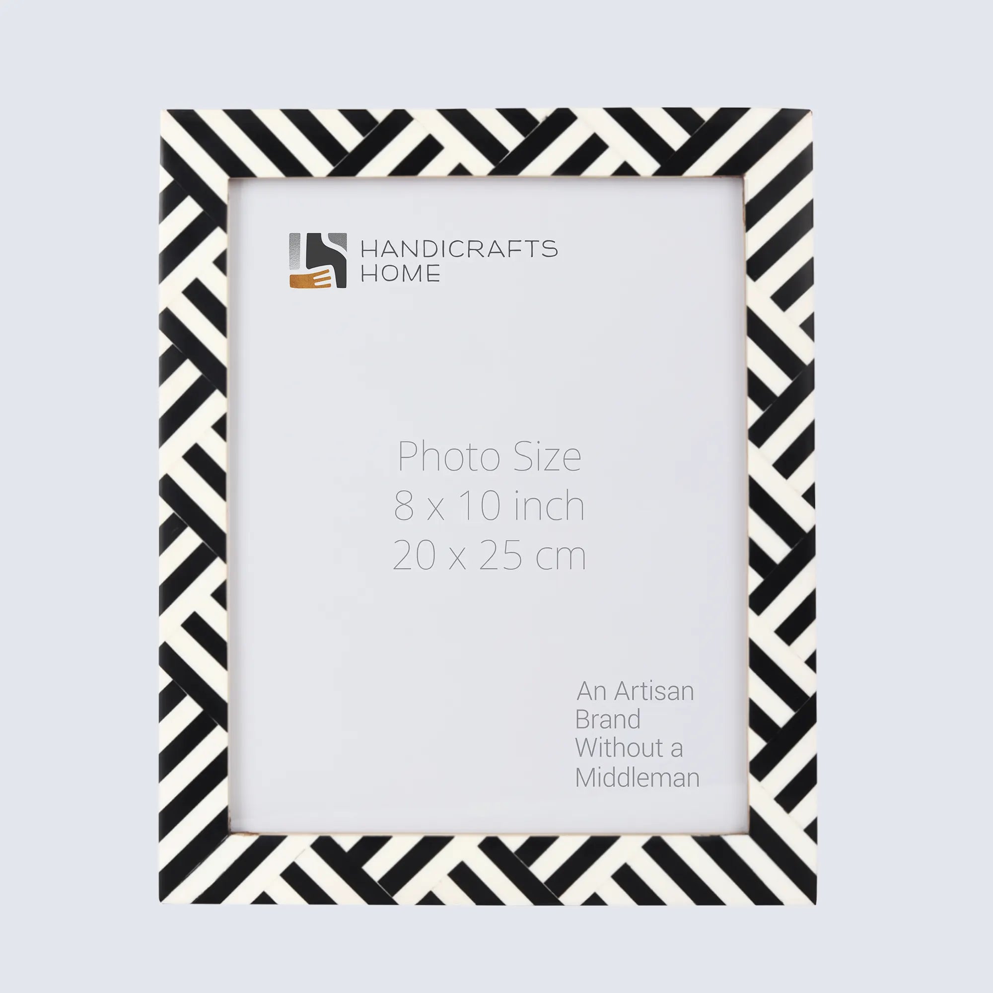 Picture Frame Avant Coco Collection Resin Inlay Black & White – 4x6, 5x7 & 8x10"