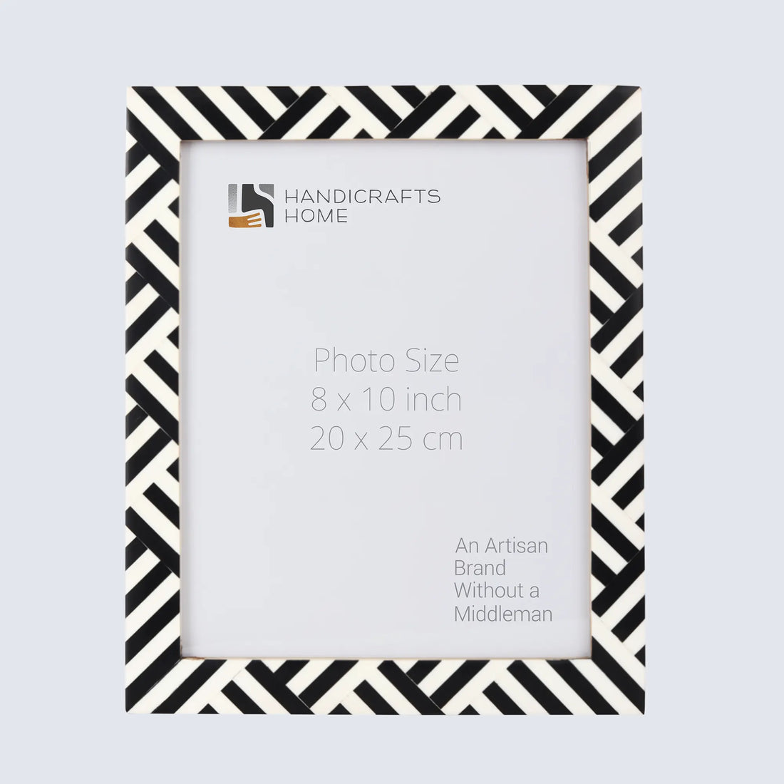 Picture Frame Avant Coco Collection Resin Inlay Black & White – 4x6, 5x7 & 8x10"