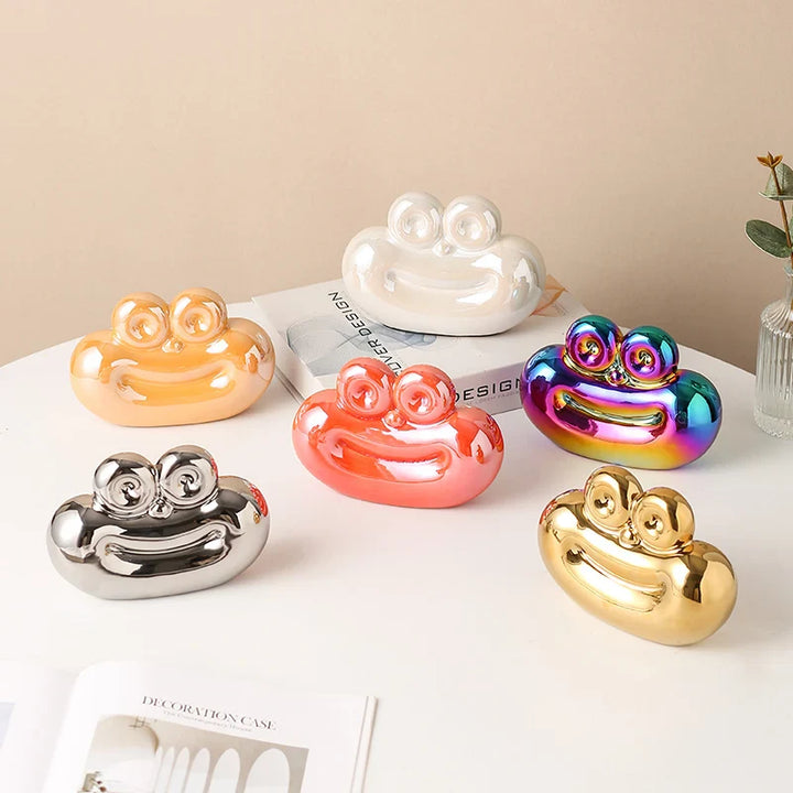 Sausage Shaped Ceramic Decor Unique Home Kitchen Living Room Ornament