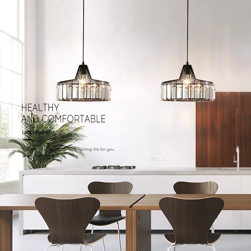 LED Crystal Chandelier Pendant Light