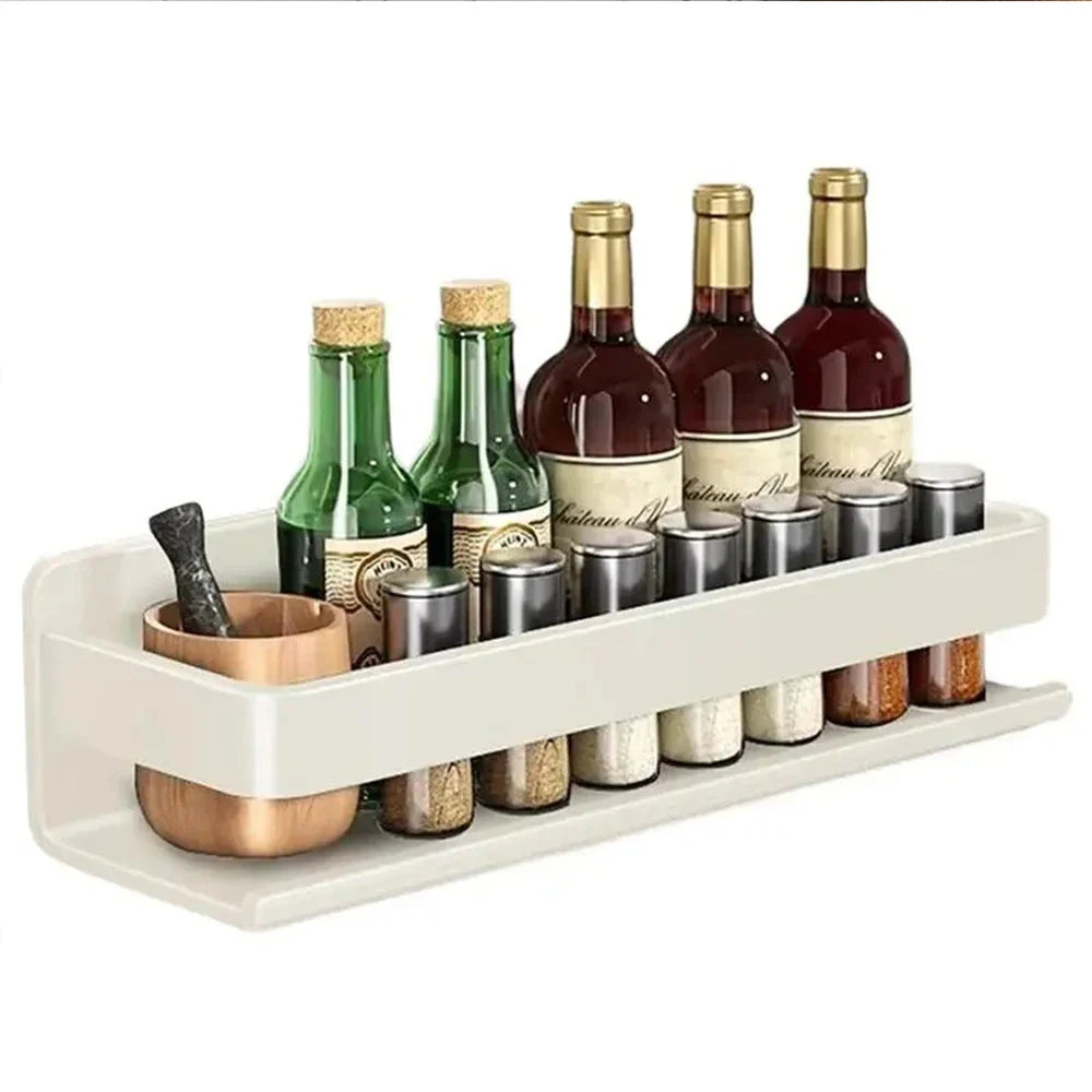 Wall Mounted Bathroom Shelf Kitchen Spice Rack Organizer Storage