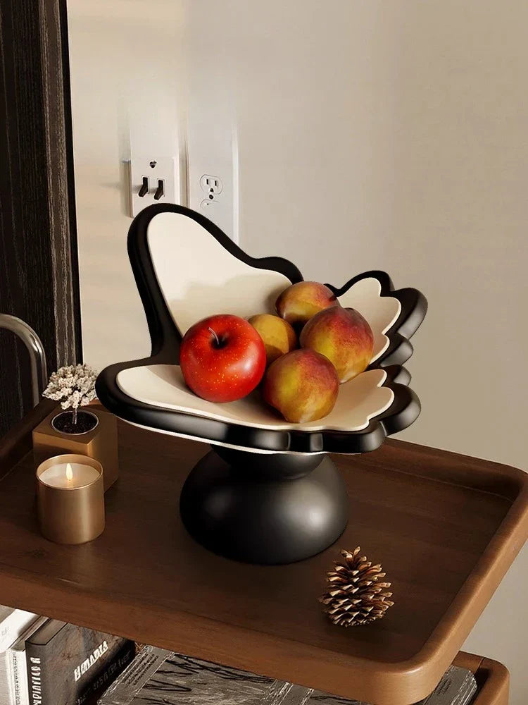 DecorBites™ Butterfly Geometric Resin Tray for Home Decor and Storage