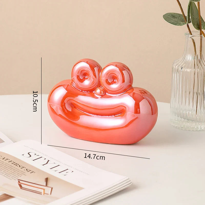 Sausage Shaped Ceramic Decor Unique Home Kitchen Living Room Ornament