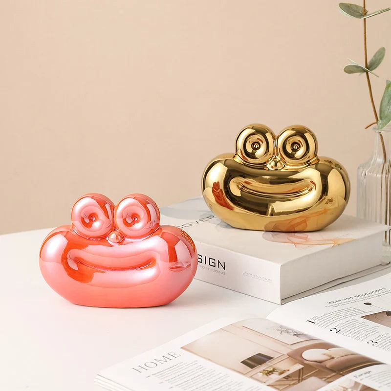 Sausage Shaped Ceramic Decor Unique Home Kitchen Living Room Ornament