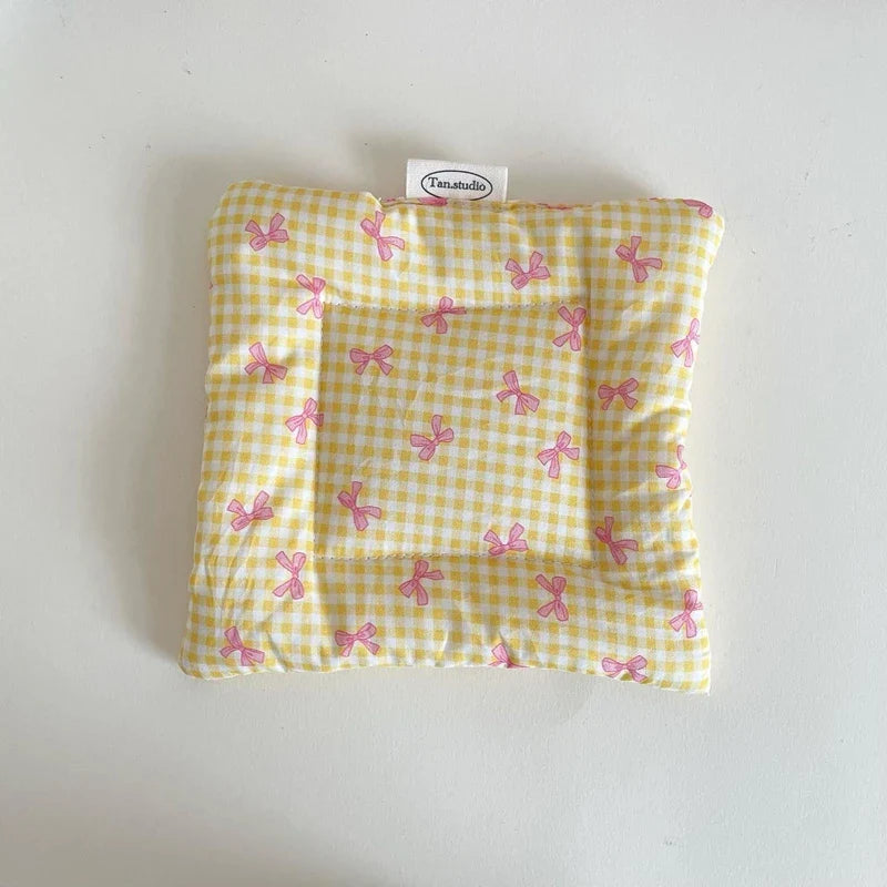 Pastoral Cotton Coaster Cloth Placemat Insulation Pad Kitchen Table Decor