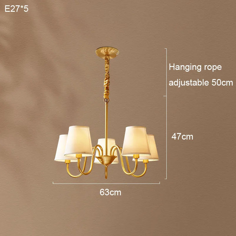 Copper Chandelier Pendant Lighting